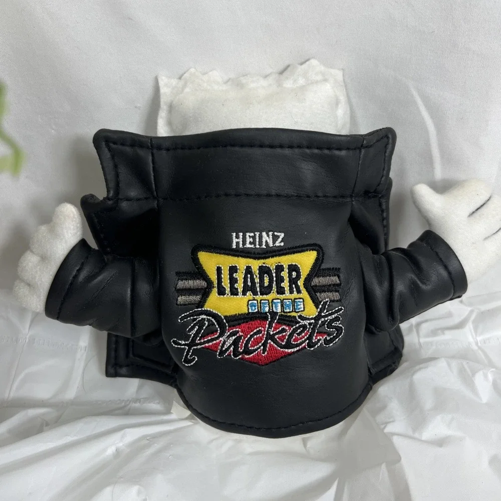 Heinz Ketchup Collectable Leader Of The Packets Cool‎ Leather Jacket Plush